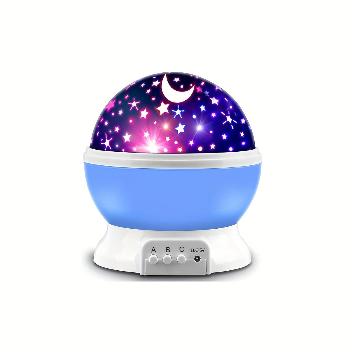1pc Star Projector Night Light, 360 Degree Rotation, Light Color Changing, Romantic Gift For Men And Women