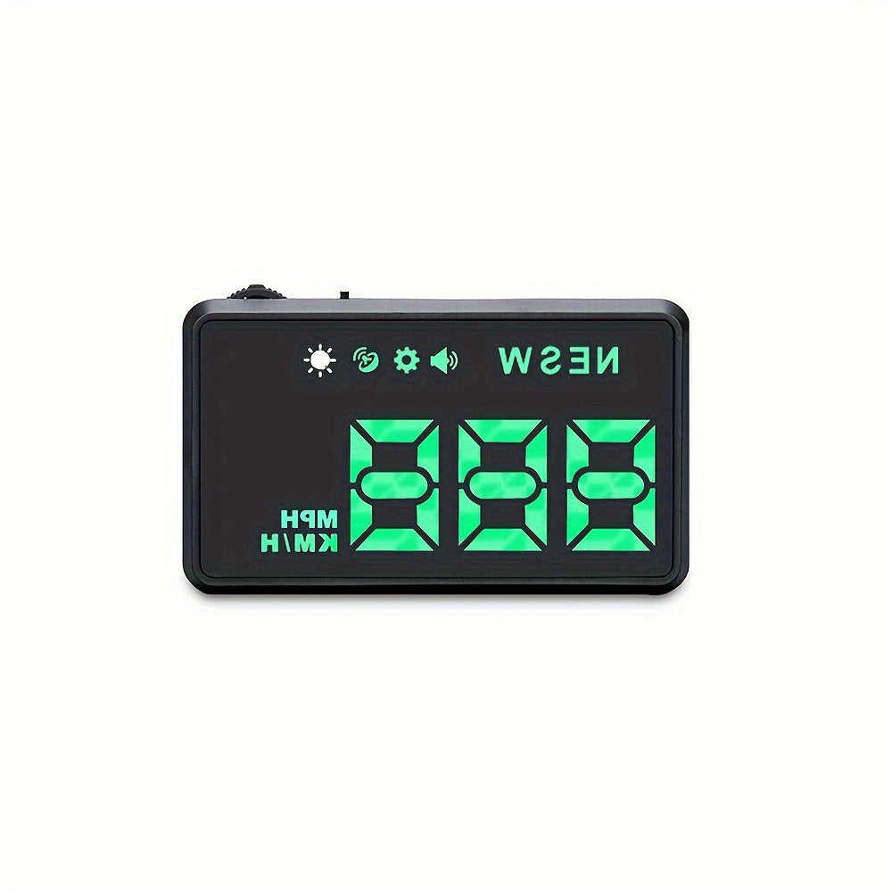 H1 HUD Head Up Display Car Digital Speedometer Windshield Projector Universal For All Cars With Compass Over-speed Reminder Function