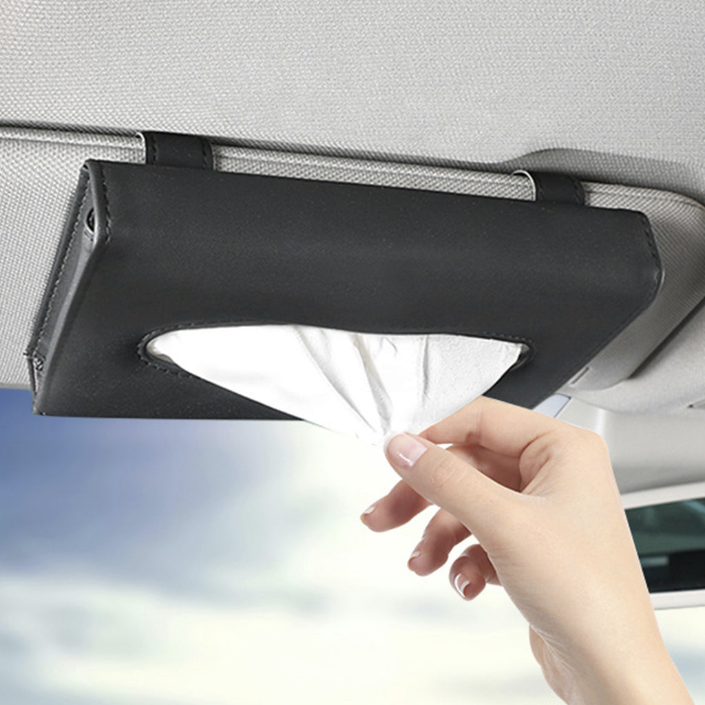 Automobile Sunshade Paper Towel Box Car - Mounted Fashion Pull-out Carton
