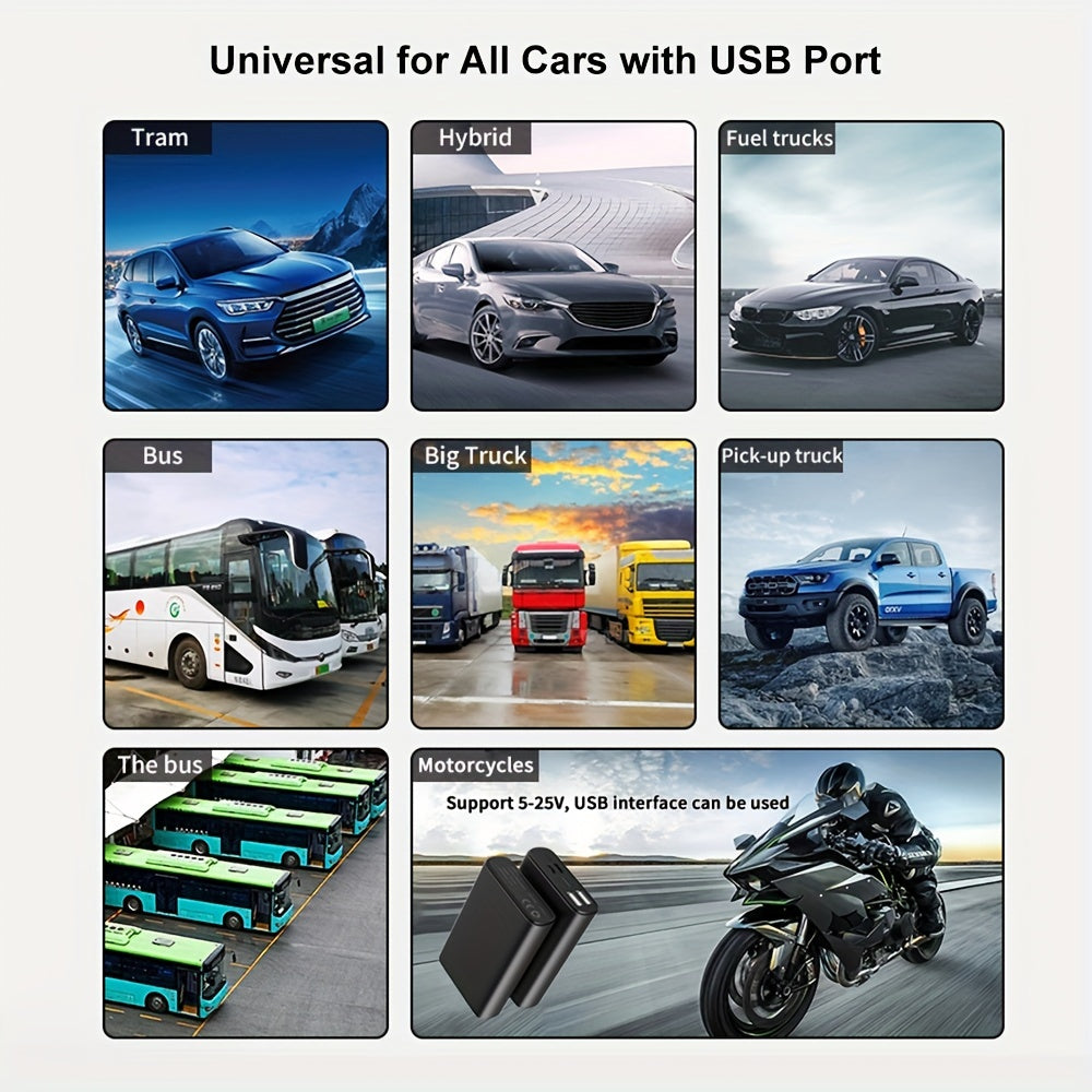 H1 HUD Head Up Display Car Digital Speedometer Windshield Projector Universal For All Cars With Compass Over-speed Reminder Function