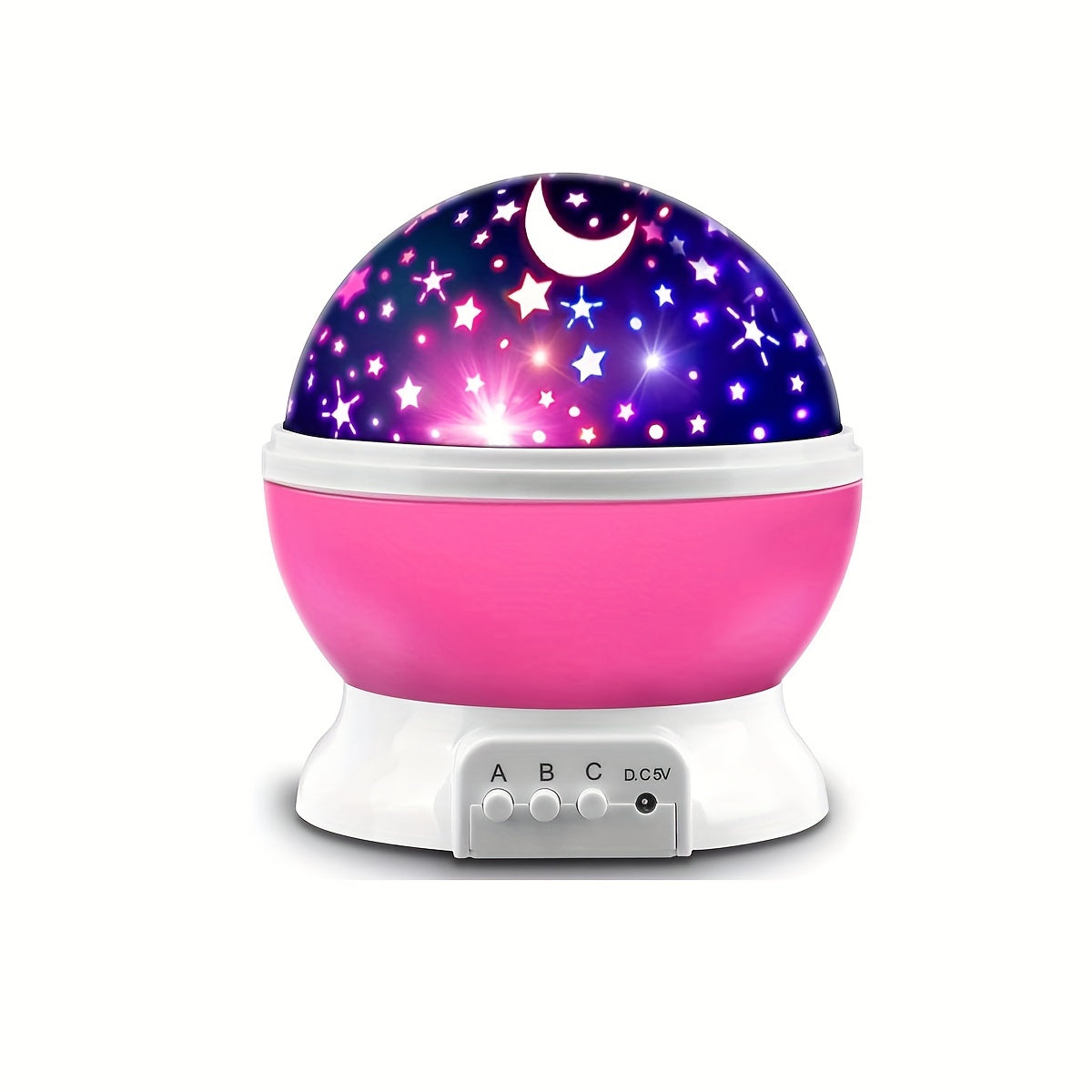 1pc Star Projector Night Light, 360 Degree Rotation, Light Color Changing, Romantic Gift For Men And Women